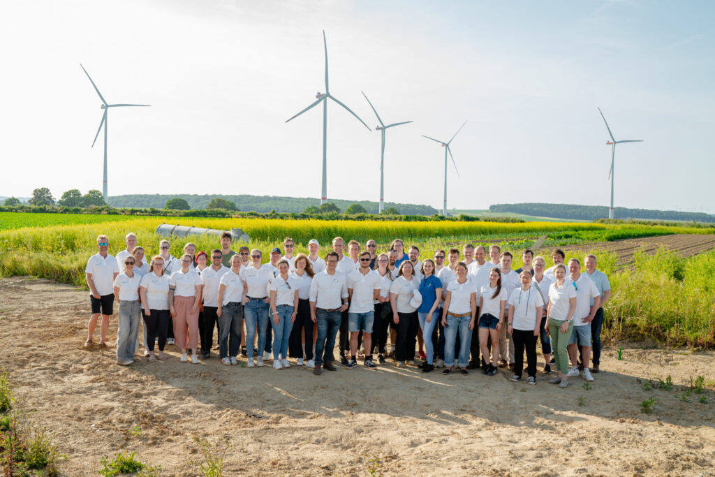 Windparkeinweihung Beuchte EBERT-Team